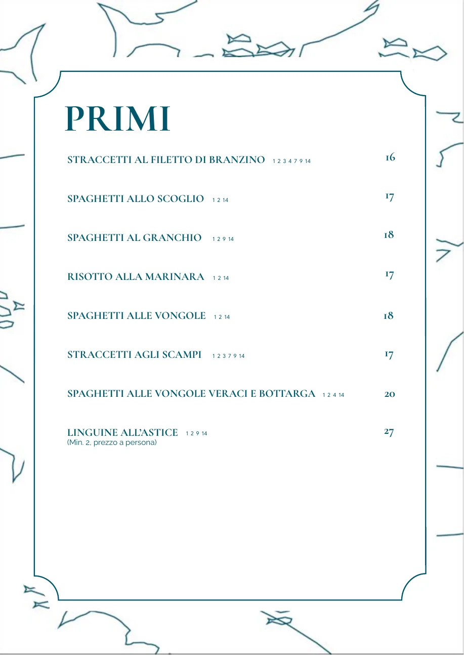 Menu Da Settimo, pagina 4